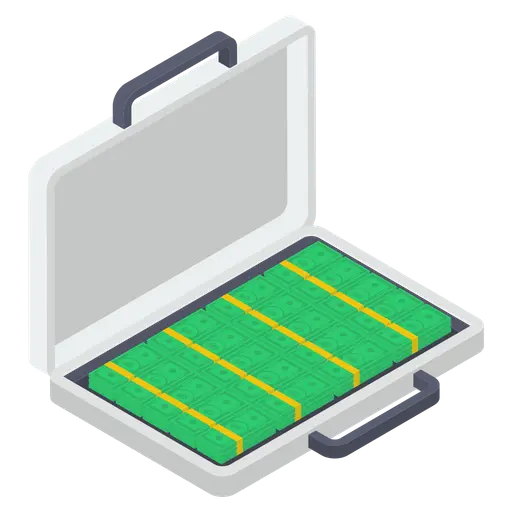 case with cash
