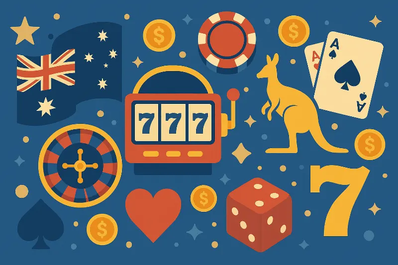 aussie themed casino image